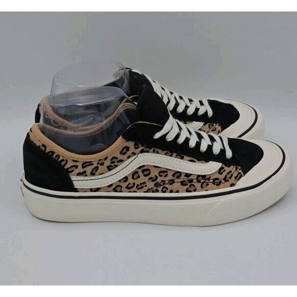 Vans Style 36 Decon Ultra Cush Premium Shoes -Womens 8 Mens 6.5 Leopard EUC - Picture 6 of 9